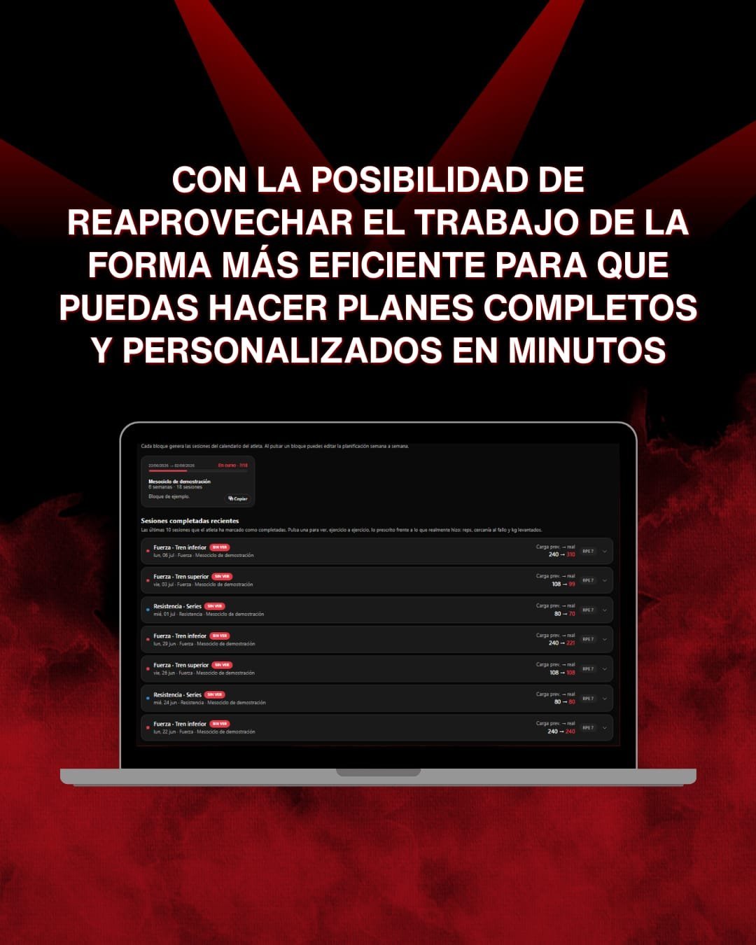Planes completos y personalizados en minutos