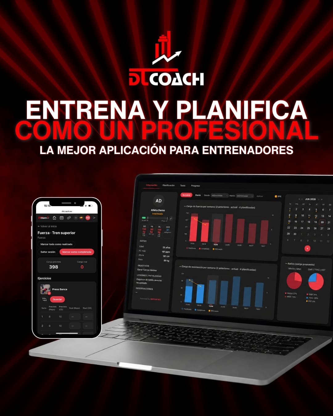 DT Coach, entrena y planifica como un profesional